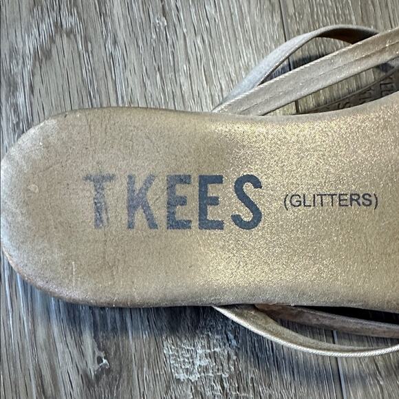 TKEES Gold Glitter Sandals - Picture 8 of 8